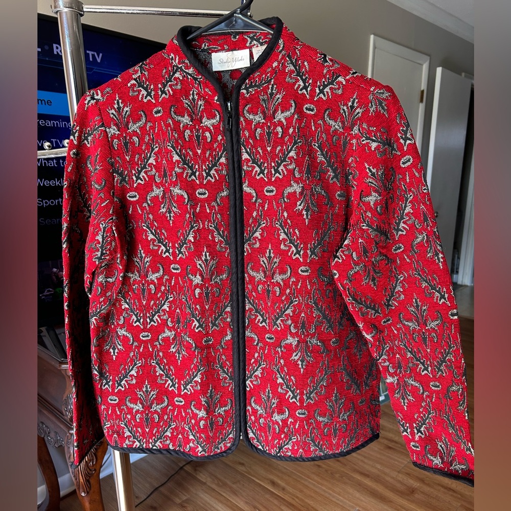 Studio works jacquard jacket